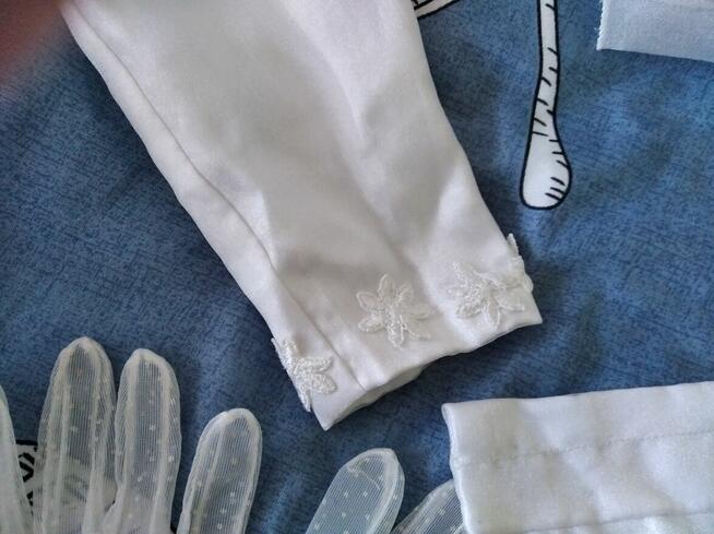 Sukienka komunijna + pasek z kokardą