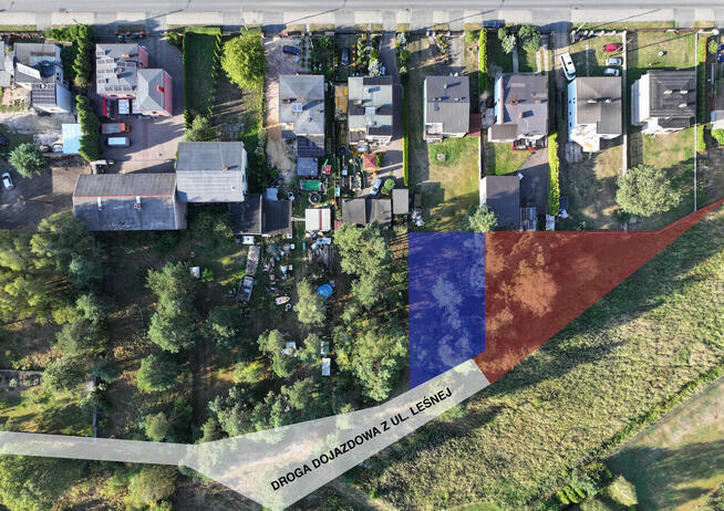 Działka budowlana w rejonie istniejącego MPZP