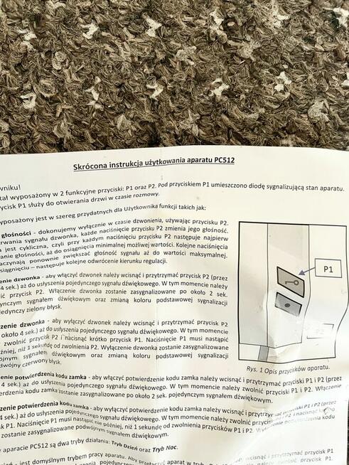 Sprzedam nowy domofon analogowy biały