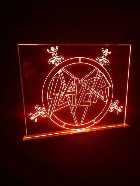 Lampka logo(zespół muzyczny)LED SLAYER