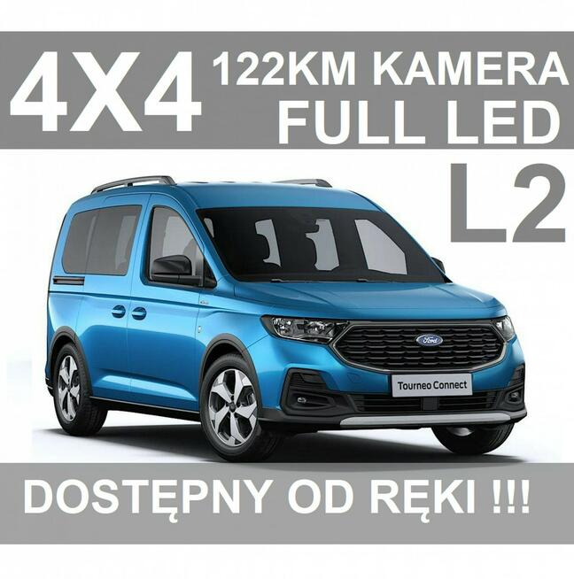 Ford Tourneo Connect 4x4 122KM  Dostępny od ręki Super niska cena Kamera  1873 zł