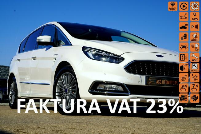Ford S-Max VIGNALE ful led KAMERA masaze SKÓRA panorama 7-OS el.klapa wentylacja