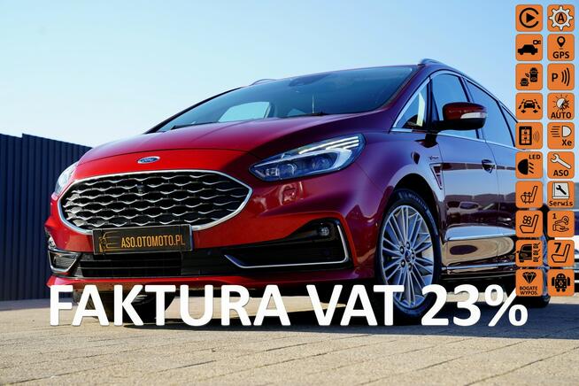 Ford S-Max VIGNALE ful led KAMERA masaze SKÓRA acc blis 7-OS el.klapa wentylacja