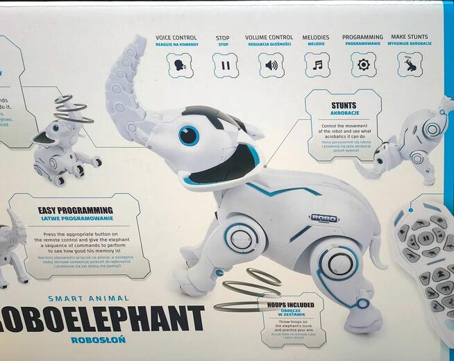 Robo słonik - zabawka interaktywna