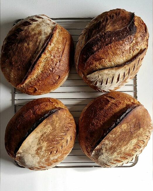 Kraftowe chleby na zakwasie