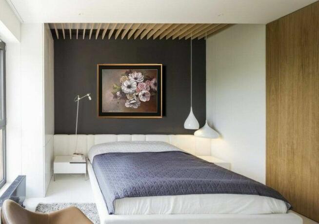 Anemony i Róże, obraz olejny do domu lub biura, L. Olbrycht