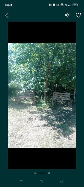 Domek z działką w lesie.