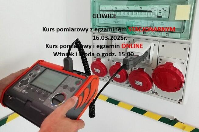 GLIWICE szkolenie pomiarowe uprawnienia SEP STACJONARNE G1