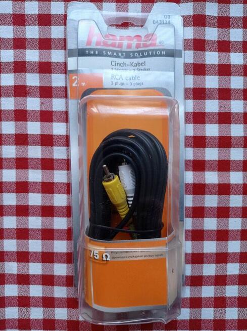 Nowy przewód RCA 3 chinch