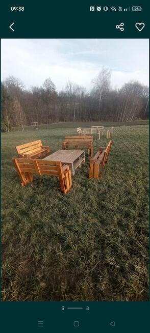 Meble ogrodowe z palet