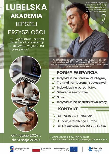 Szkolenia, staże, wsparcie – Lubelska Akademia