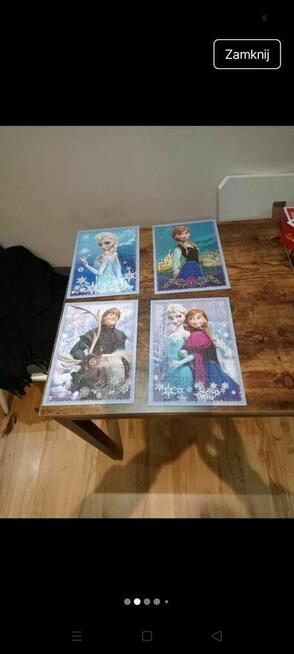 Puzzle dla dzieci z motywem Any i Elsy