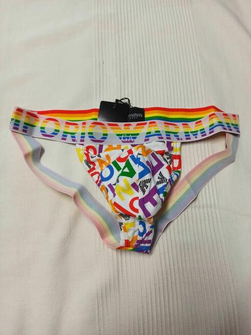 Jockstrap Emporio Armani roz L bielizna pride sport siłownia