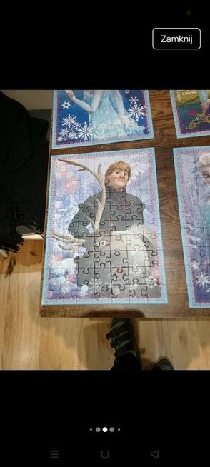 Puzzle dla dzieci z motywem Any i Elsy