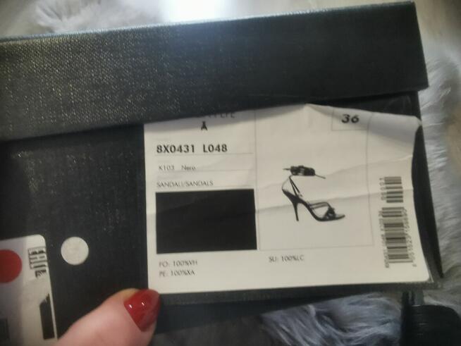 Sandały skórzane PATRIZIA PEPE