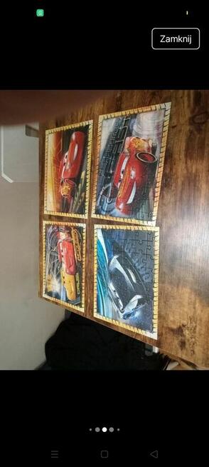 Puzzle dla dzieci z motywem Zygzaka McQueena