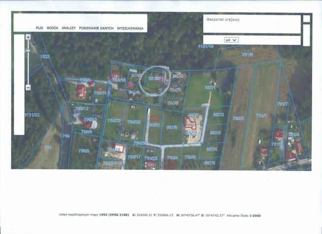 Działka budowlana Dzierżoniów, Kołaczów