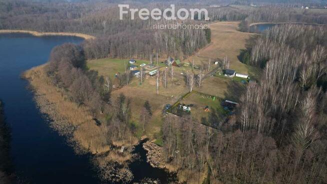 Mazury działka rekreacyjna z linią brzegową