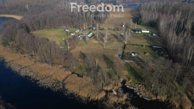Mazury działka rekreacyjna z linią brzegową