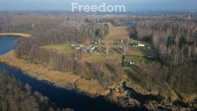 Mazury działka rekreacyjna z linią brzegową