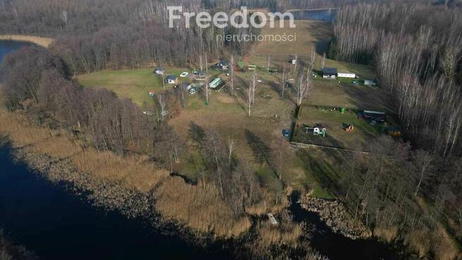 Mazury działka rekreacyjna z linią brzegową