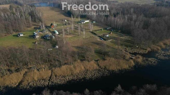 Mazury działka rekreacyjna z linią brzegową