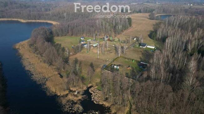Mazury działka rekreacyjna z linią brzegową