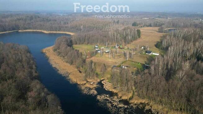 Mazury działka rekreacyjna z linią brzegową