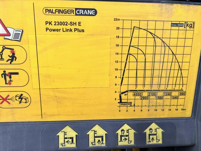 R490 2017/18 HDS DŹWIG CRANE PALFINGER PK 23002-SH E