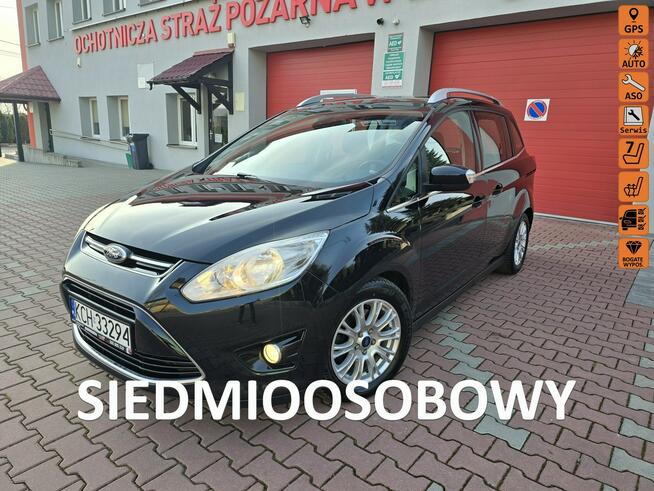 Ford Grand C-MAX 7-os, El. Klapa, Navi, Klimatronik, Grzane Fotele,Serwis //GWARANCJA/