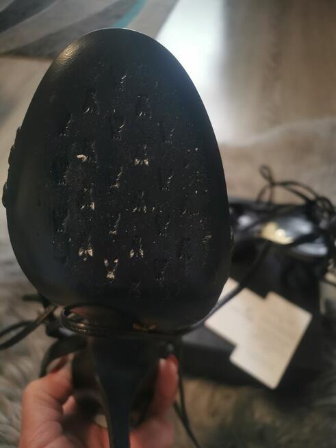 Sandały skórzane PATRIZIA PEPE