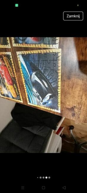 Puzzle dla dzieci z motywem Zygzaka McQueena