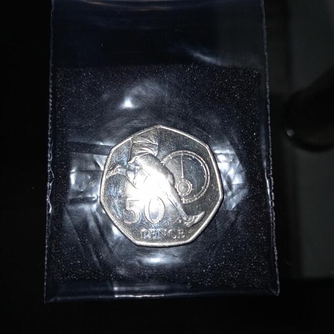 50 PENCE Sir Roger Bannister, James Butler designer