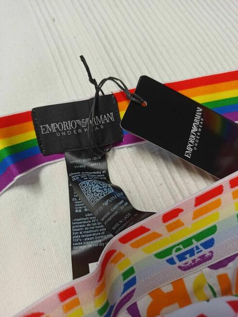 Jockstrap Emporio Armani pride roz M majtki sport siłownia