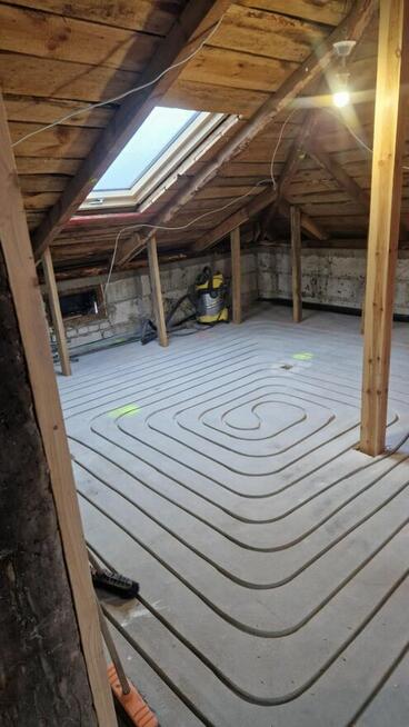 Frezowanie pod ogrzewanie podłogowe