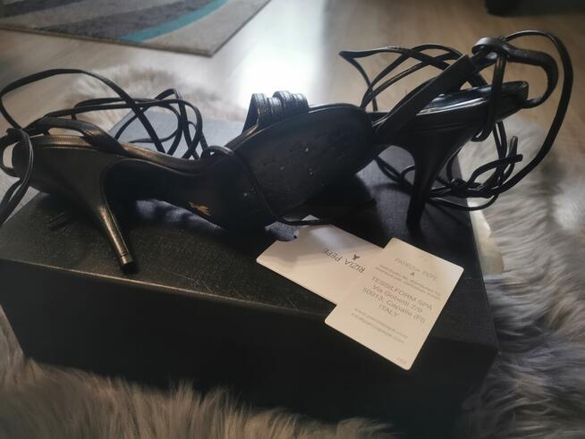 Sandały skórzane PATRIZIA PEPE