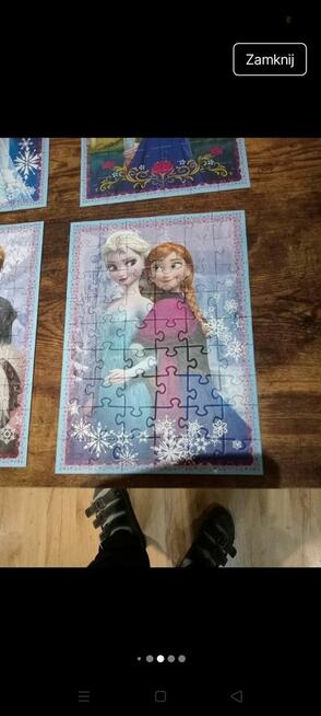 Puzzle dla dzieci z motywem Any i Elsy