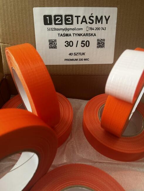 Taśma tynkarska pomarańczowa 48/50 metrów