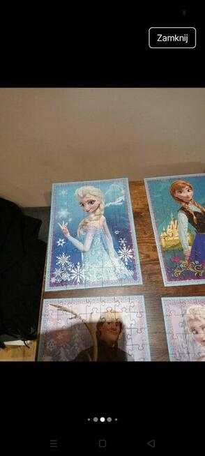 Puzzle dla dzieci z motywem Any i Elsy