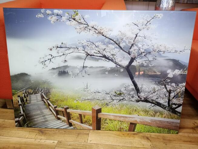 Obraz na szkle szklany salon 125x50 obrazy plaża piasek