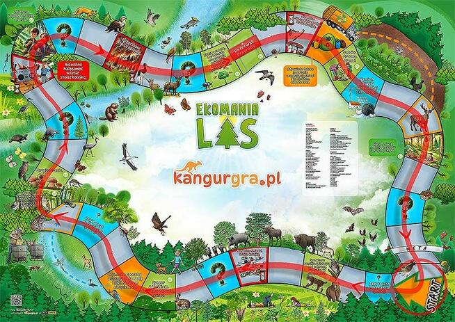 EKOMANIA LAS eko GRA XXL dla DZIECI duży format
