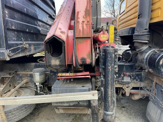 KAMAZ 65115, HDS, wywrotka od syndyka