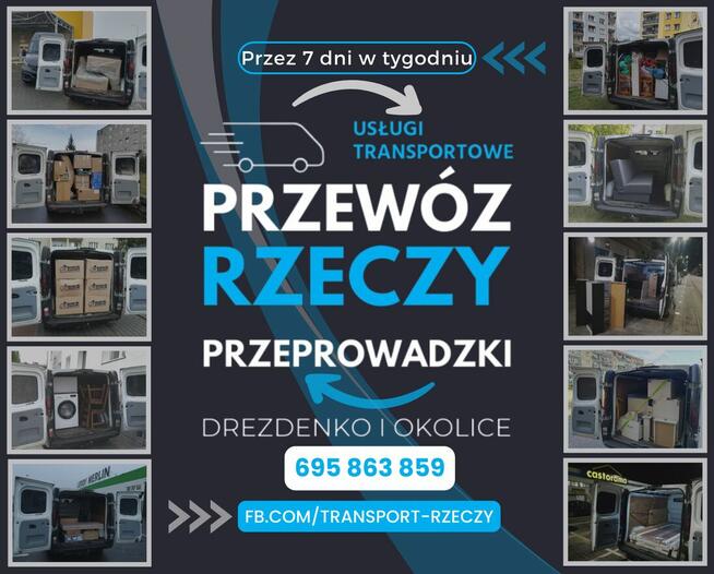 Przewóz rzeczy Przeprowadzki Transport Dobiegniew Bierzwnik