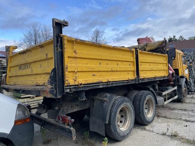 KAMAZ 65115, HDS, wywrotka od syndyka
