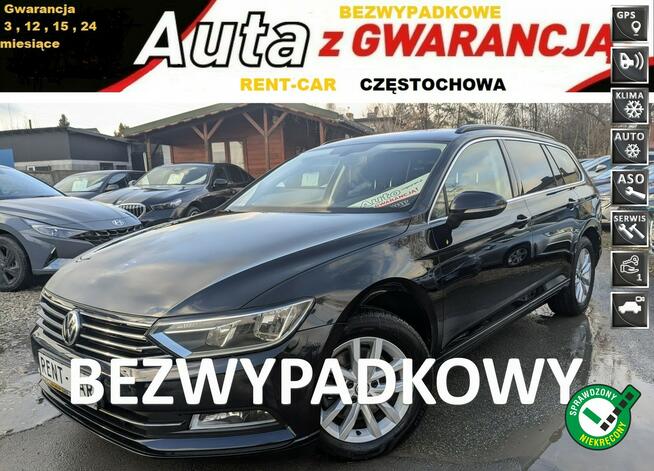 Volkswagen Passat 1.6TDi*120PS*OPŁACONY Bezwypadkowy Klimatronik Navi*Serwis*GWARANCJA24