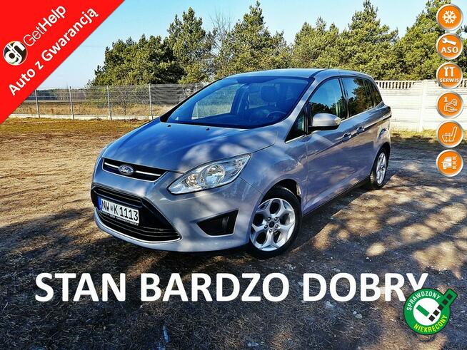 Ford Grand C-MAX 1.6 16V*TREND*Klima*Alu*Pełna Elektryka*7osób*Serwis*Zadbany*ZOBACZ!!