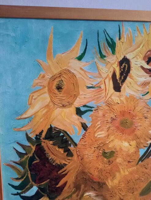 Obraz na płótnie - Słoneczniki, Vincent van Gogh, 50x70cm