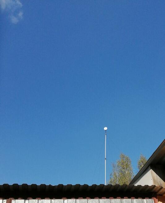 ROZKŁADANY PIECIOSEGMENTOWY maszt wojskowy około 21m