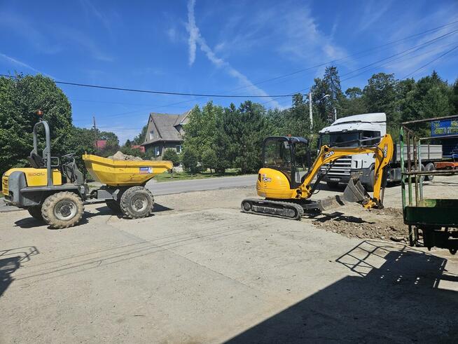 Wynajem mini koparki JCB 8030