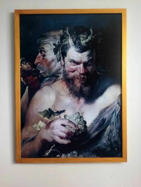 Obraz na płótnie -Dwóch Satyrów, Peter Paul Rubens, 50x70cm